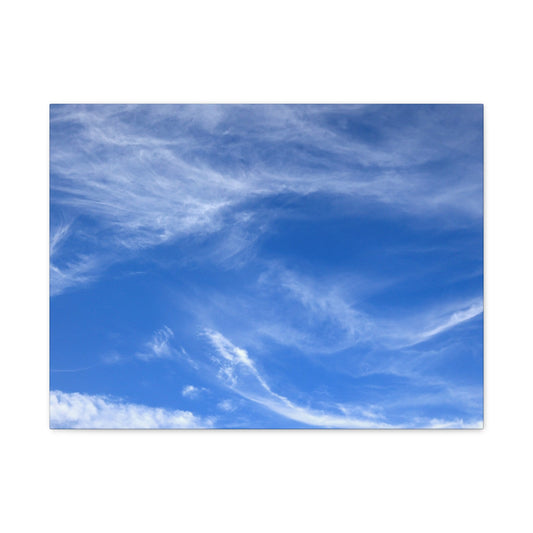 Sky's Ethereal Dance - Unique Frameless Canvas Wall Art - Art By Earth