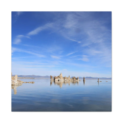 Stillness Reflected - Unique Frameless Canvas Wall Art