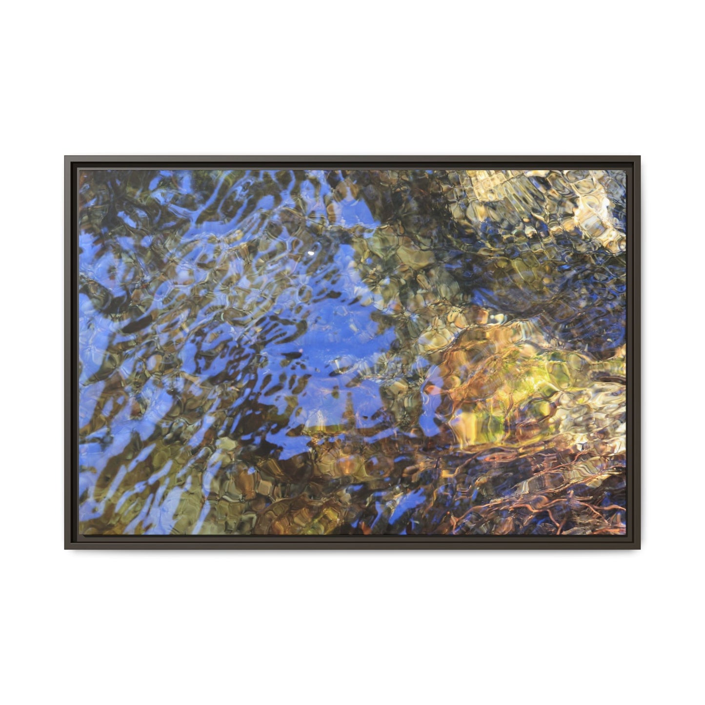 Watery Kaleidoscope - Unique Stretched Canvas Wall Art - Art By Earth