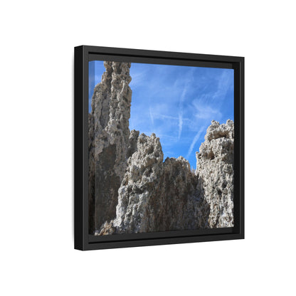 Weathered Sentinels - Unique Stretched Canvas Wall Art