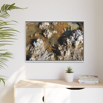 Textural Metamorphosis - Unique Stretched Canvas Wall Art