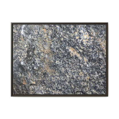 Crystalline Echoes - Unique Stretched Canvas Wall Art - Art By Earth