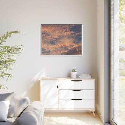 Sunset's Ethereal Canvas - Unique Stretched Canvas Wall Art - Art By Earth