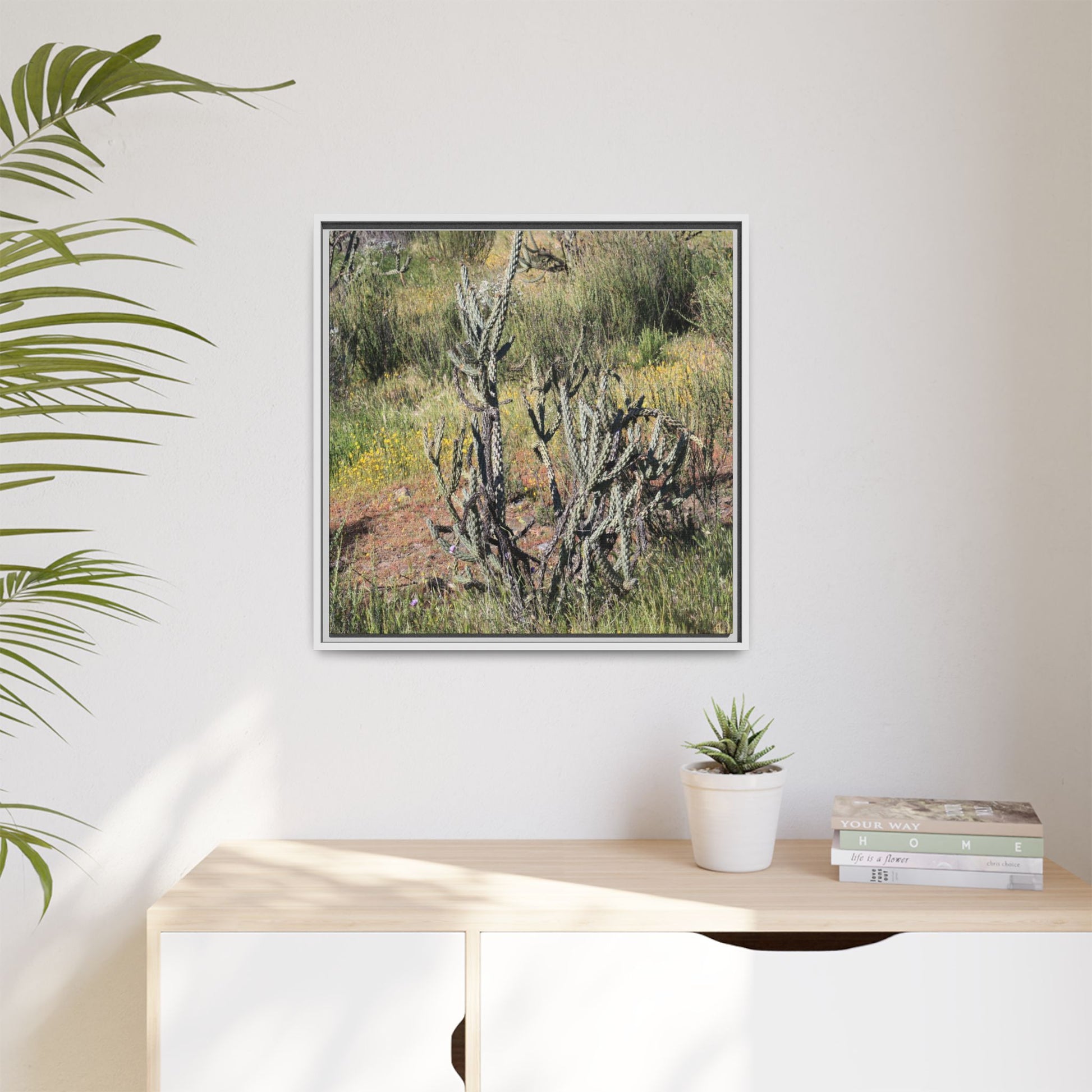Wildflower Meadow - Unique Stretched Canvas Wall Art - Art By Earth