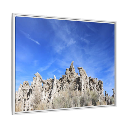 Frozen Sentinels - Unique Stretched Canvas Wall Art