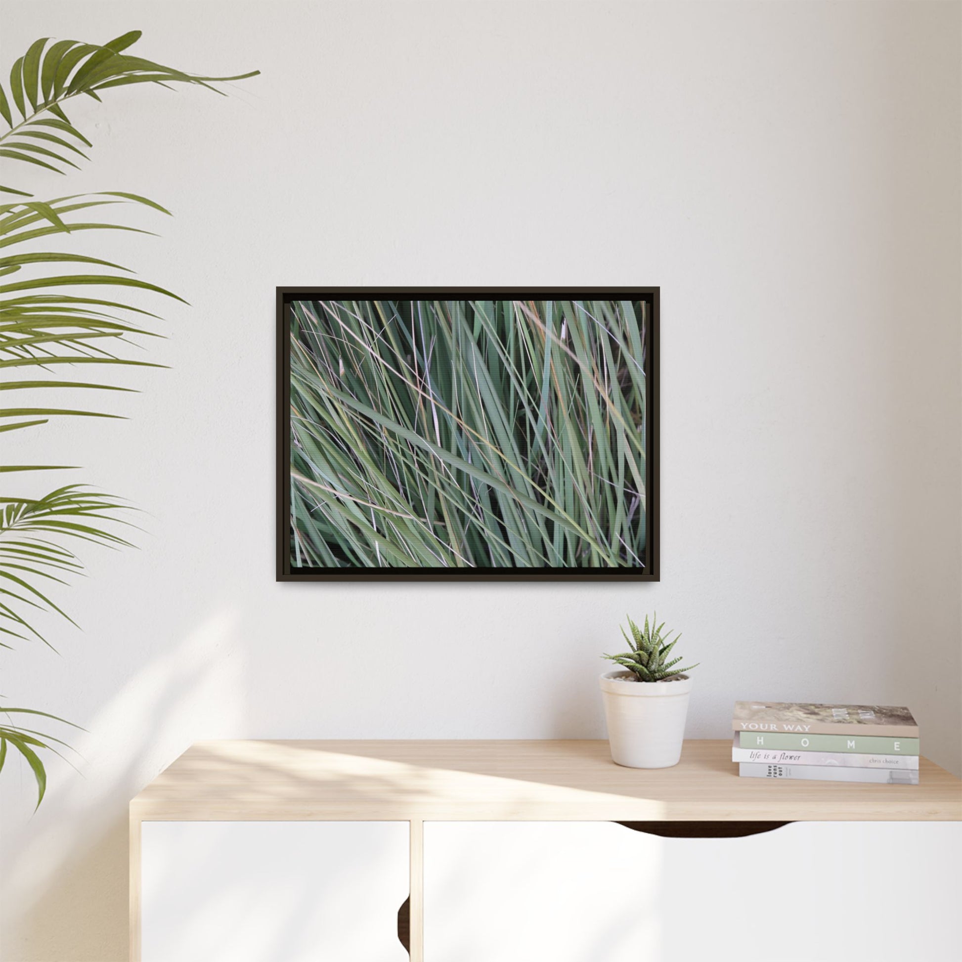 Grassland Symphony - Unique Stretched Canvas Wall Art - Art By Earth