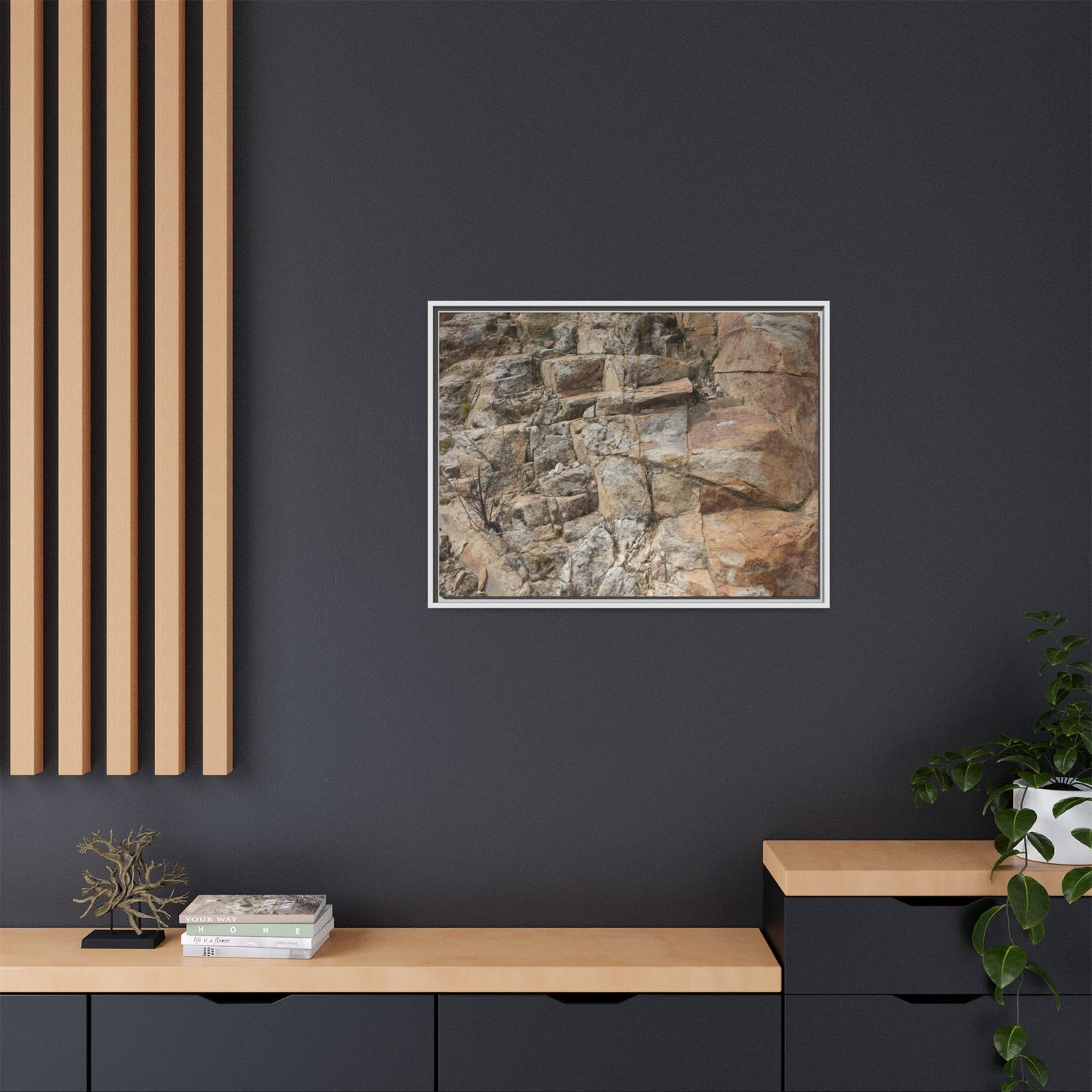 Sandstone Symphony - Unique Stretched Canvas Wall Art - Art By Earth