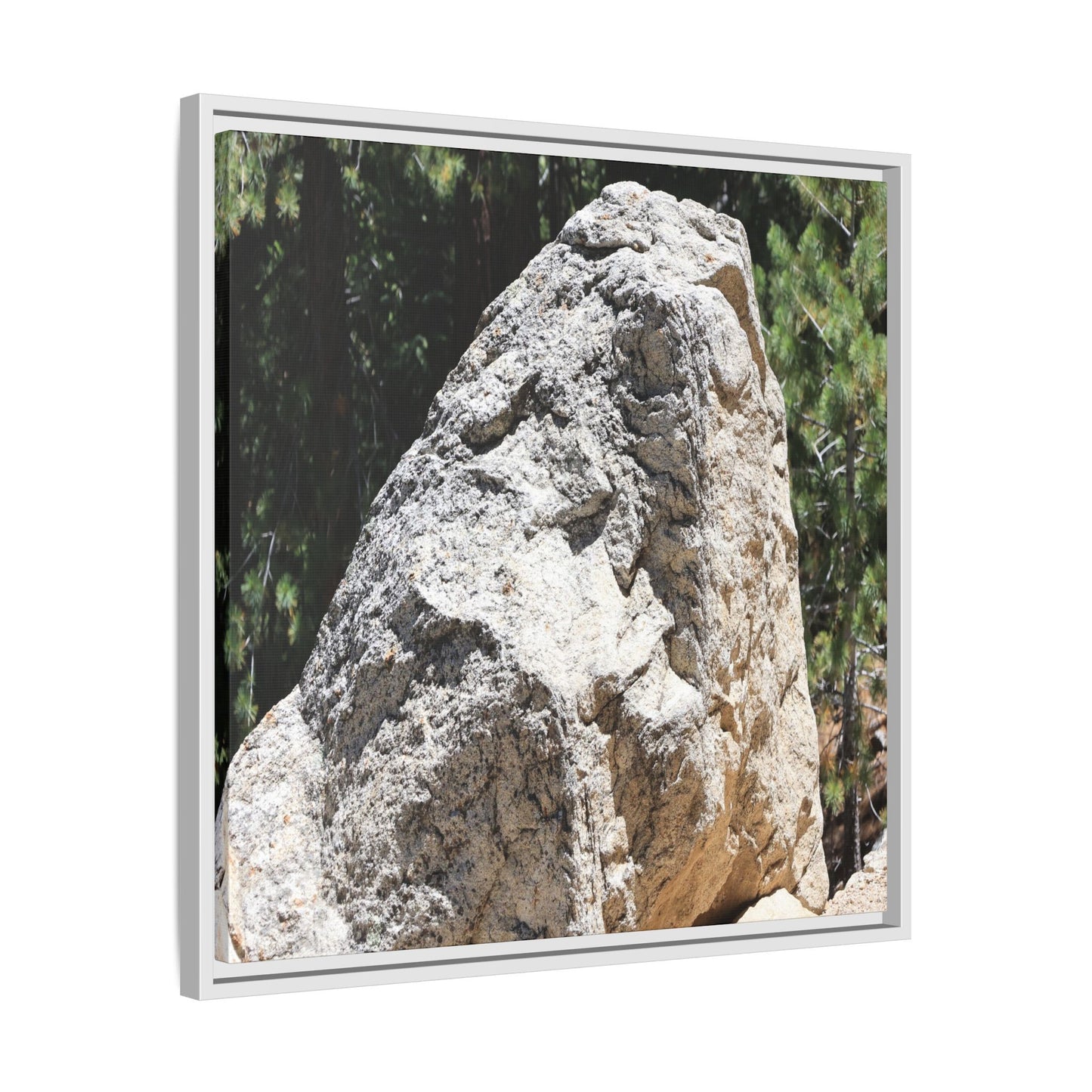 Stone's Silent Whisper - Unique Stretched Canvas Wall Art - Art By Earth