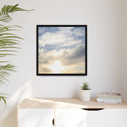 Sky's Ethereal Whisper - Unique Stretched Canvas Wall Art - Art By Earth