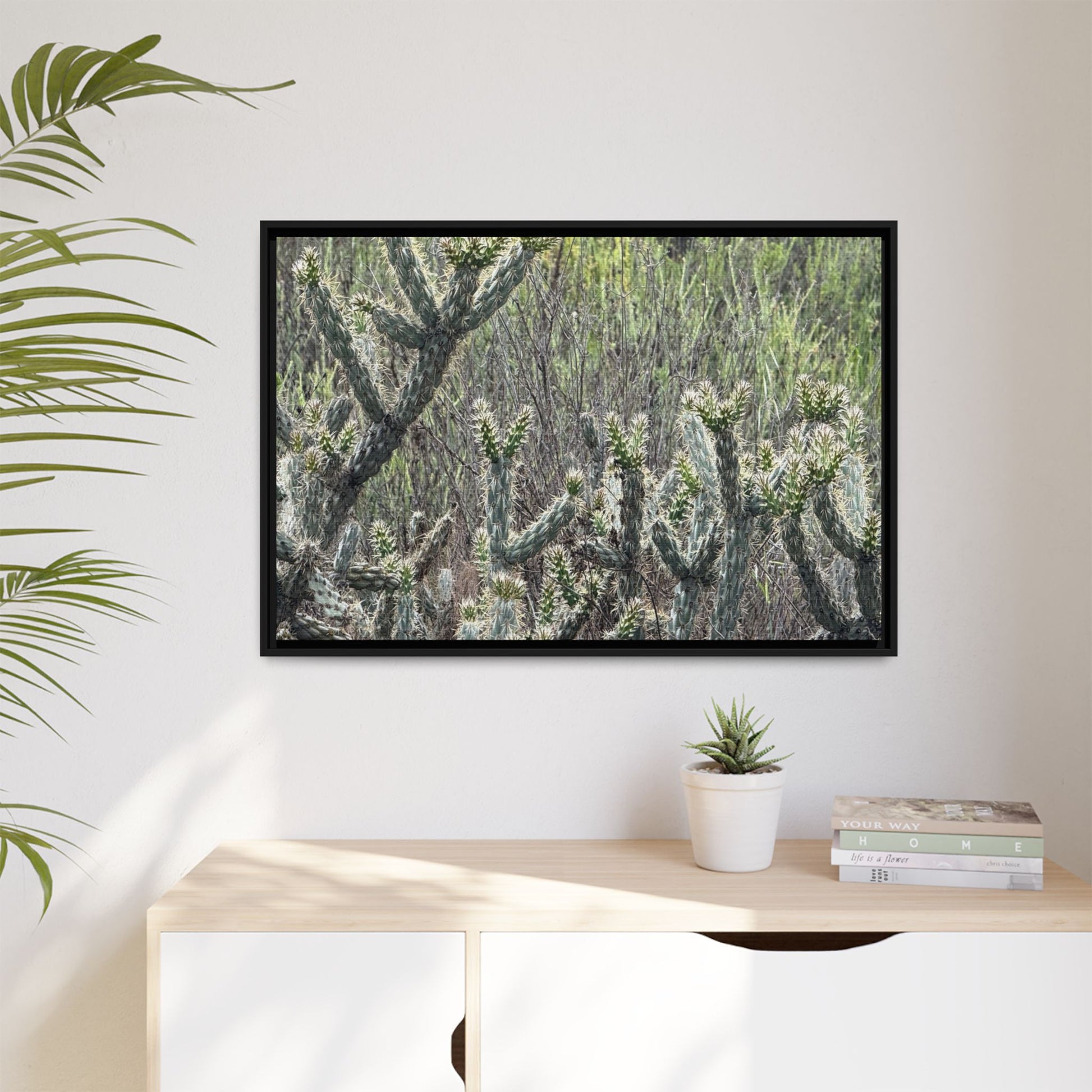 Prickly Paradise - Unique Stretched Canvas Wall Art - Art By Earth