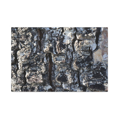 Textured Whispers of the Ancient Tree - Unique Frameless Canvas Wall Art - Art By Earth