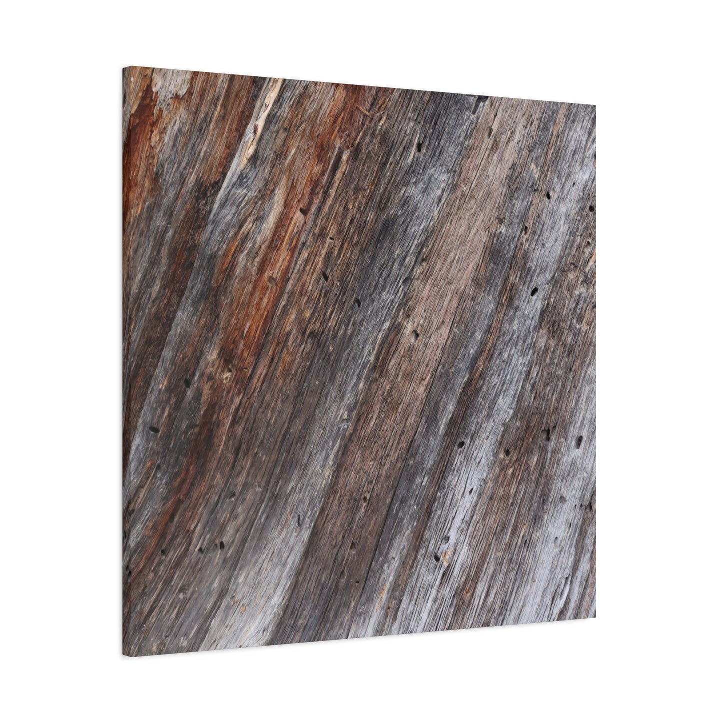 Aged Timber Surface - Unique Frameless Canvas Wall Art - Art By Earth