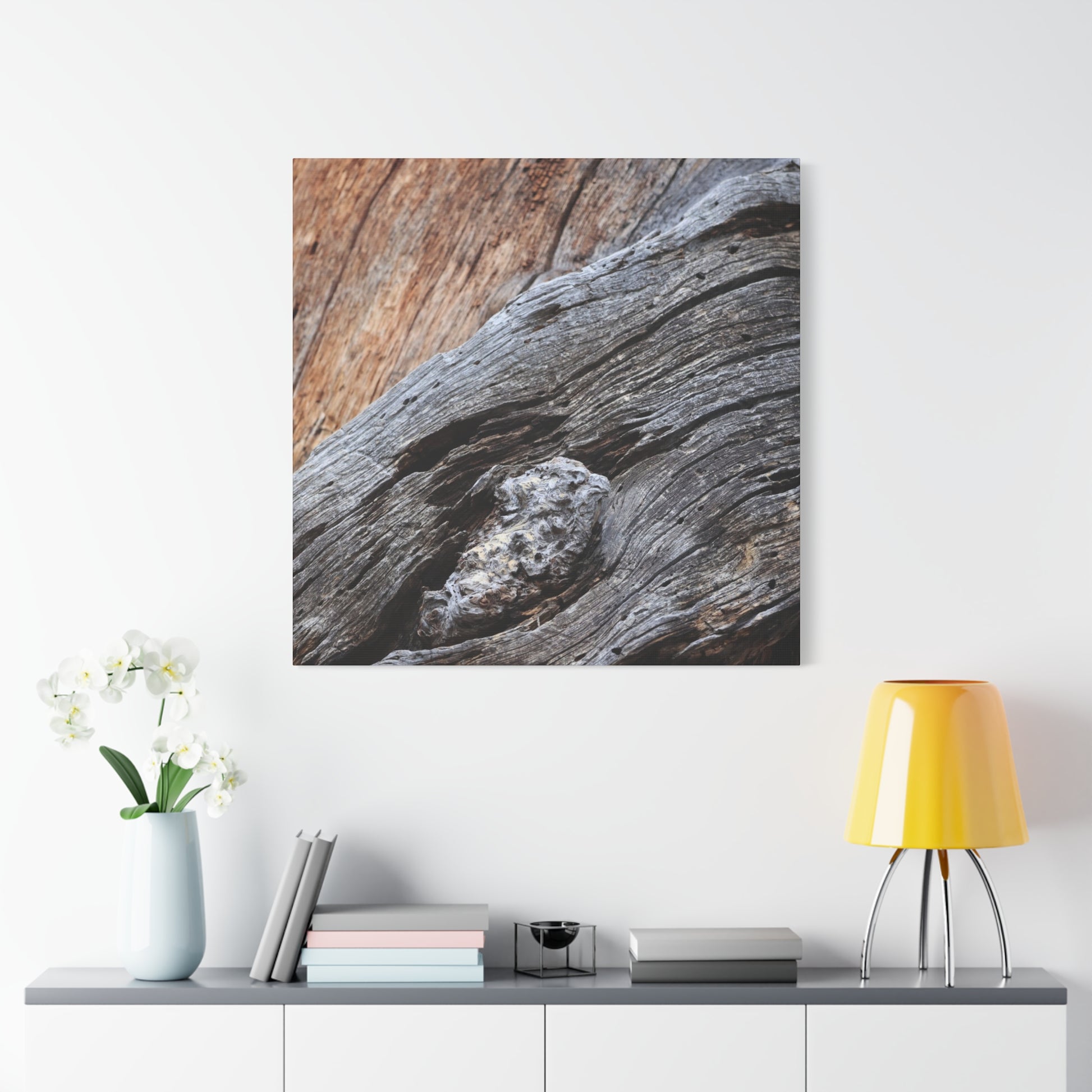 Tree Bark Texture - Unique Frameless Canvas Wall Art - Art By Earth