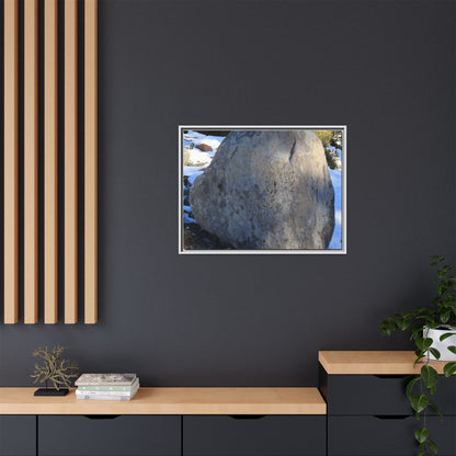 Glacial Solitude - Unique Stretched Canvas Wall Art