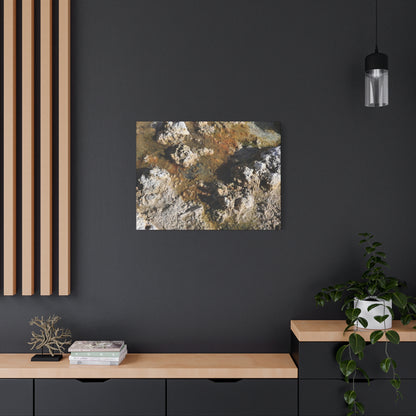 Mineral Landscape - Unique Frameless Canvas Wall Art
