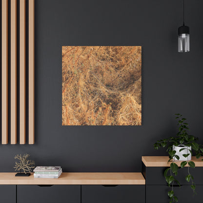 Dried Grasses - Unique Frameless Canvas Wall Art - Art By Earth