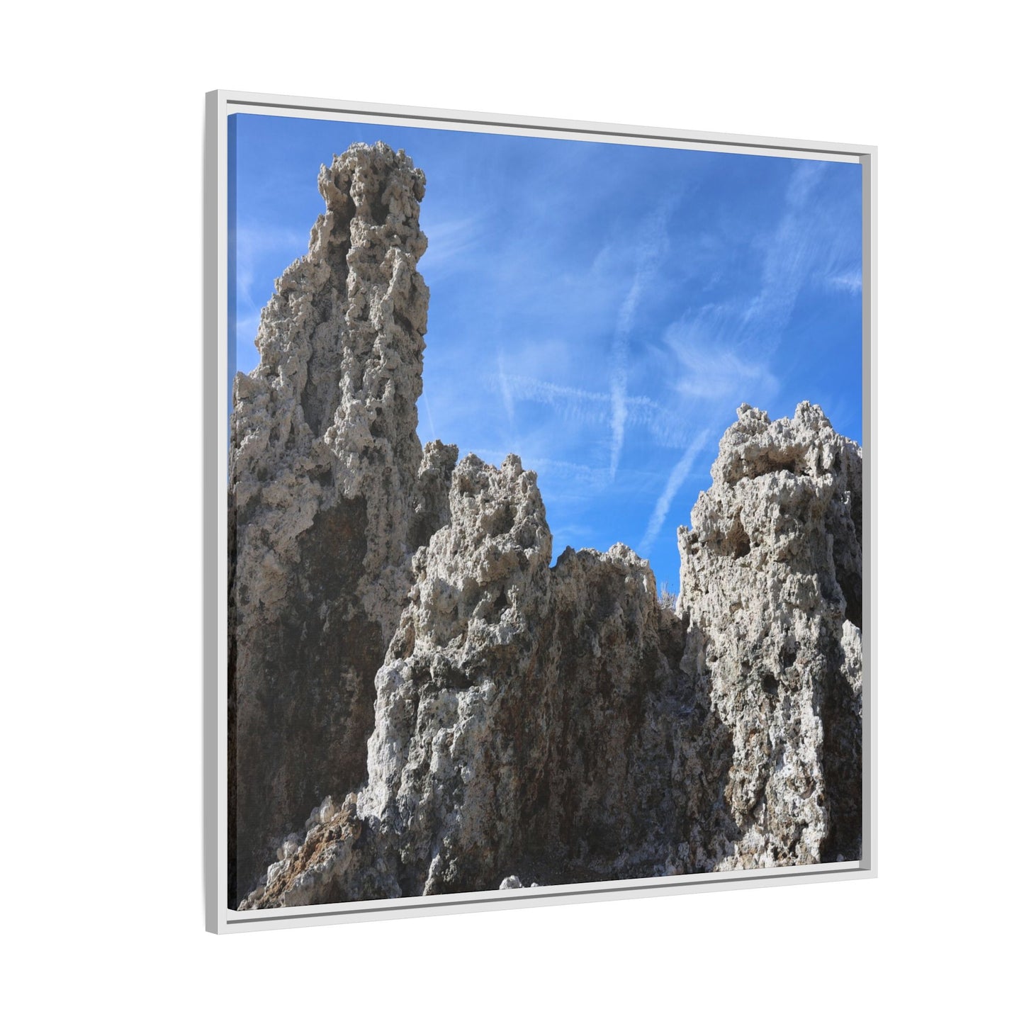 Weathered Sentinels - Unique Stretched Canvas Wall Art