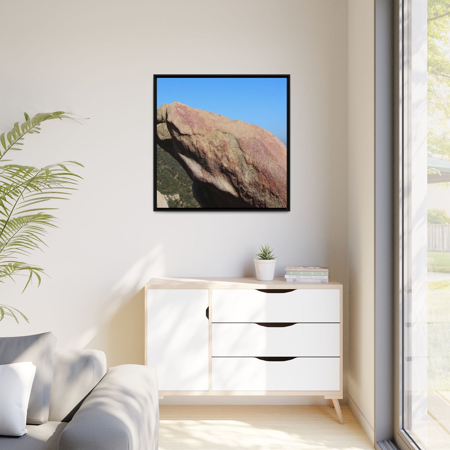 Sleeping Stone - Unique Stretched Canvas Wall Art - Art By Earth