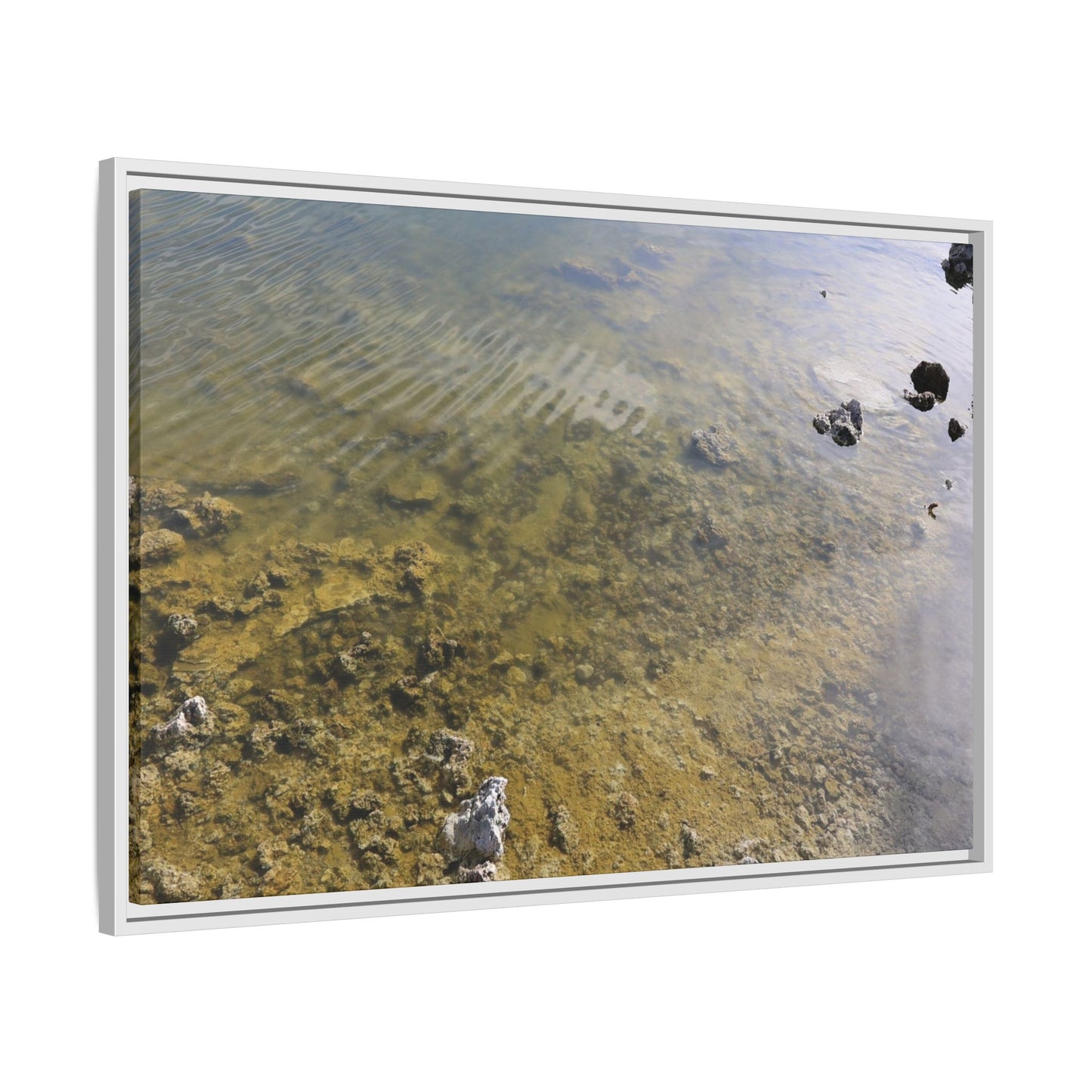 Ripples of Stone - Unique Stretched Canvas Wall Art