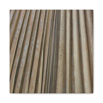 Linear Rhythm - Unique Frameless Canvas Wall Art - Art By Earth