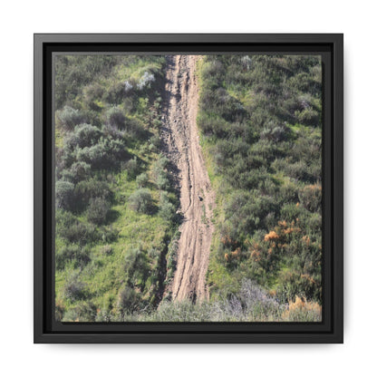 Desert Path Through Sage - Unique Stretched Canvas Wall Art - Art By Earth