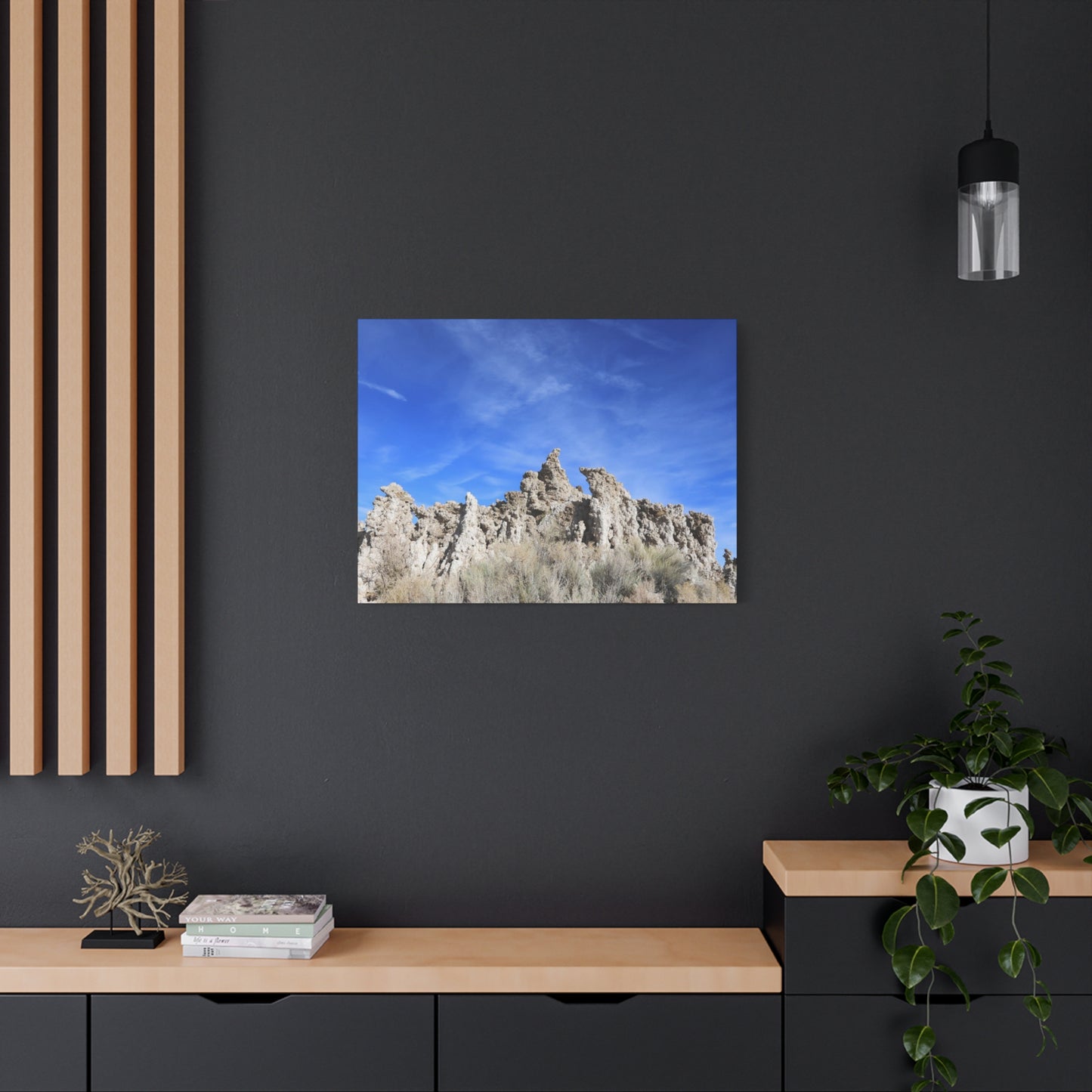 Sentinel Spires - Unique Frameless Canvas Wall Art