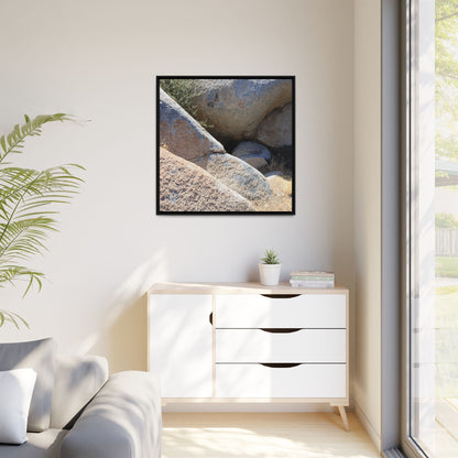 Boulder Shelter - Unique Stretched Canvas Wall Art