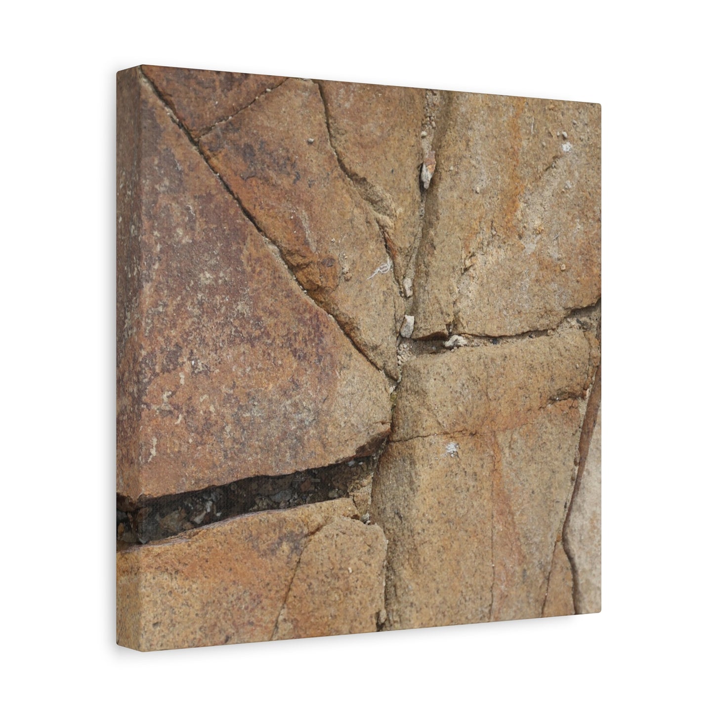 Cracked Earth's Canvas - Unique Frameless Canvas Wall Art - Art By Earth
