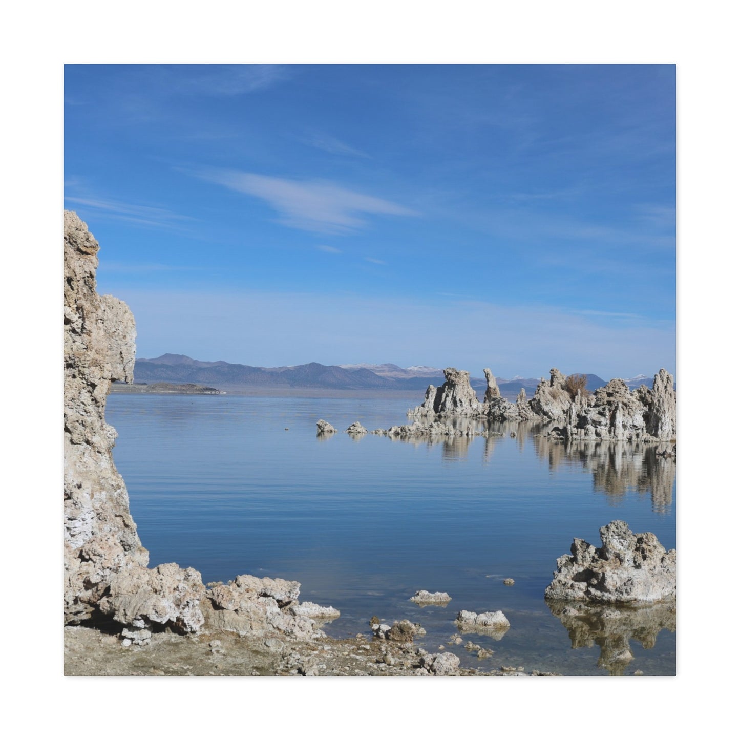 Echoes of Stone and Water - Unique Frameless Canvas Wall Art