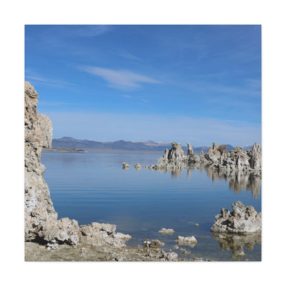 Echoes of Stone and Water - Unique Frameless Canvas Wall Art