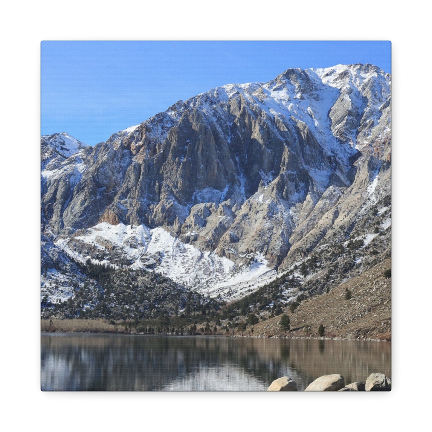 Reflections of Solitude - Unique Frameless Canvas Wall Art