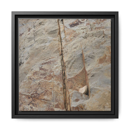 Sedimentary Symphony - Unique Stretched Canvas Wall Art - Art By Earth