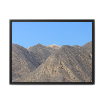 Echoes of Barren Peaks - Unique Stretched Canvas Wall Art - Art By Earth