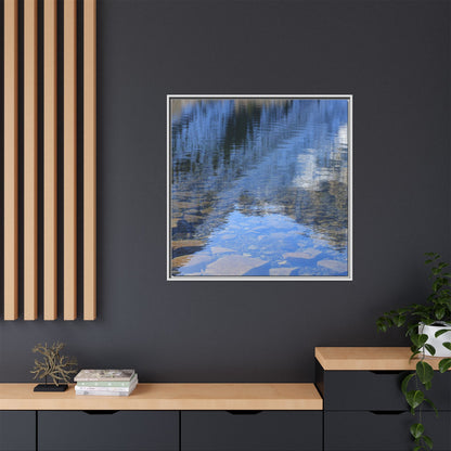 Reflected Stones - Unique Stretched Canvas Wall Art
