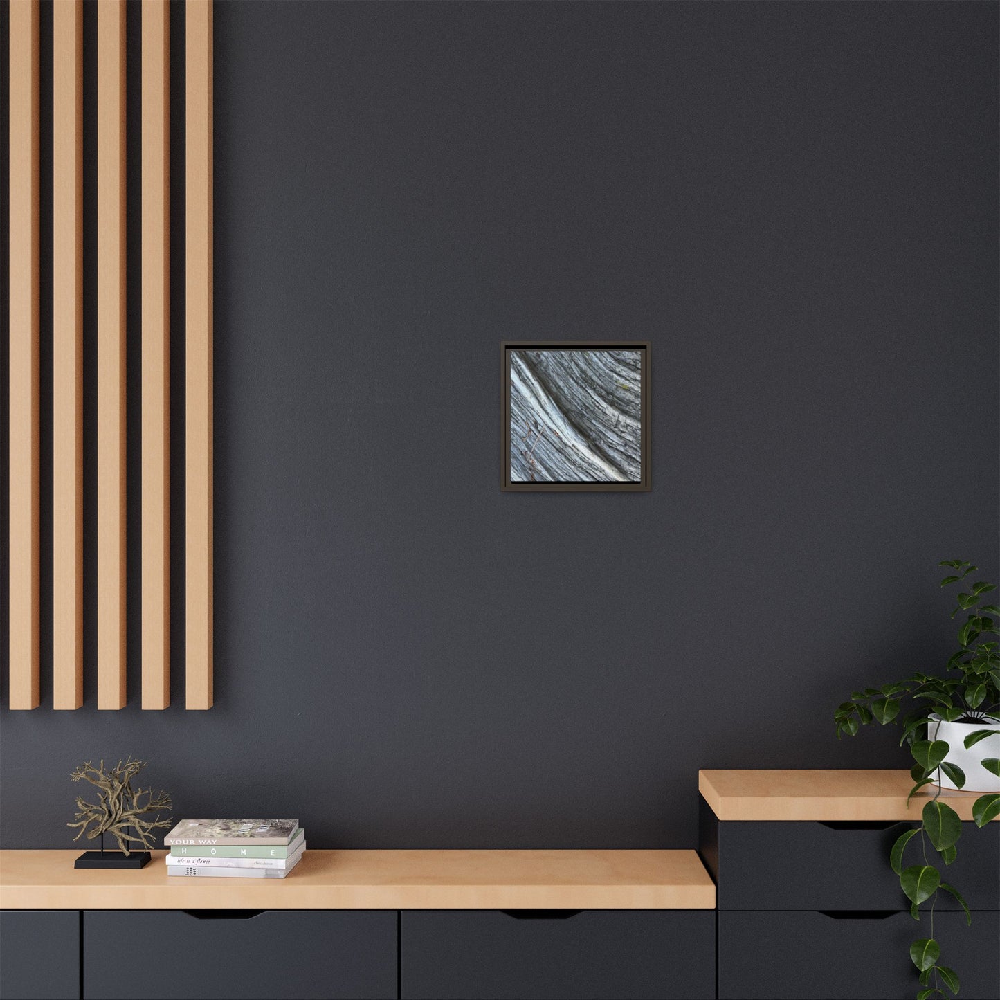 Time's Carved Path - Unique Stretched Canvas Wall Art - Art By Earth