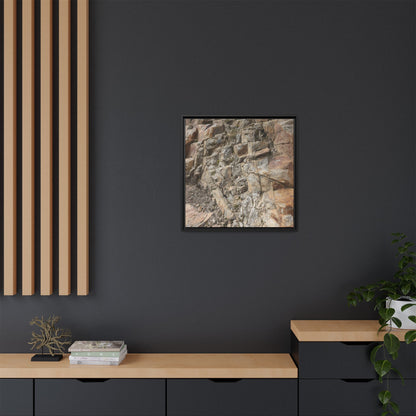 Stone's Silent Story - Unique Stretched Canvas Wall Art - Art By Earth