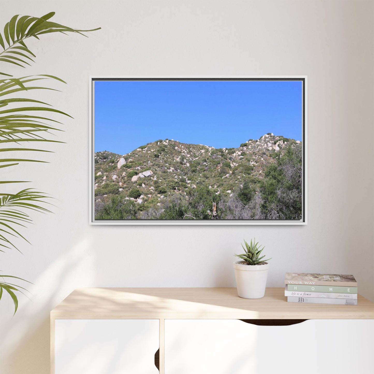 Sparse Vegetation - Unique Stretched Canvas Wall Art
