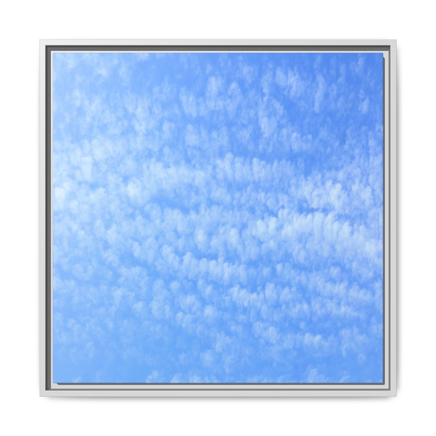Wispy Blue Dreams - Unique Stretched Canvas Wall Art - Art By Earth