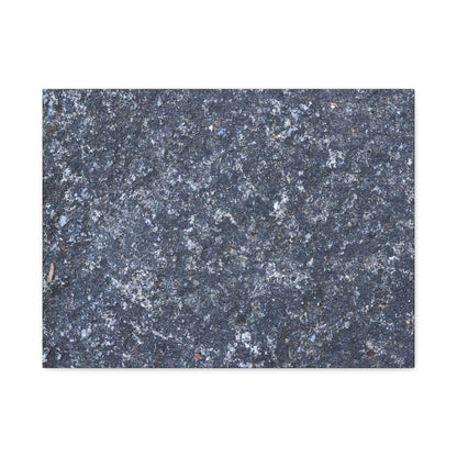 Frozen Whispers of Stone - Unique Frameless Canvas Wall Art - Art By Earth