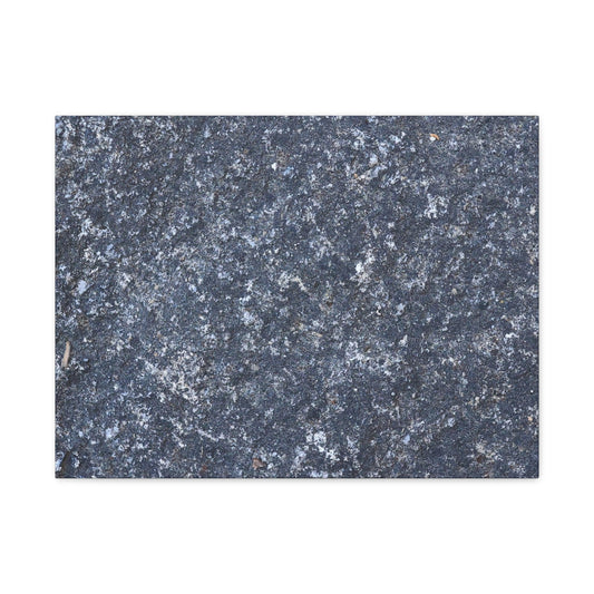 Frozen Whispers of Stone - Unique Frameless Canvas Wall Art - Art By Earth