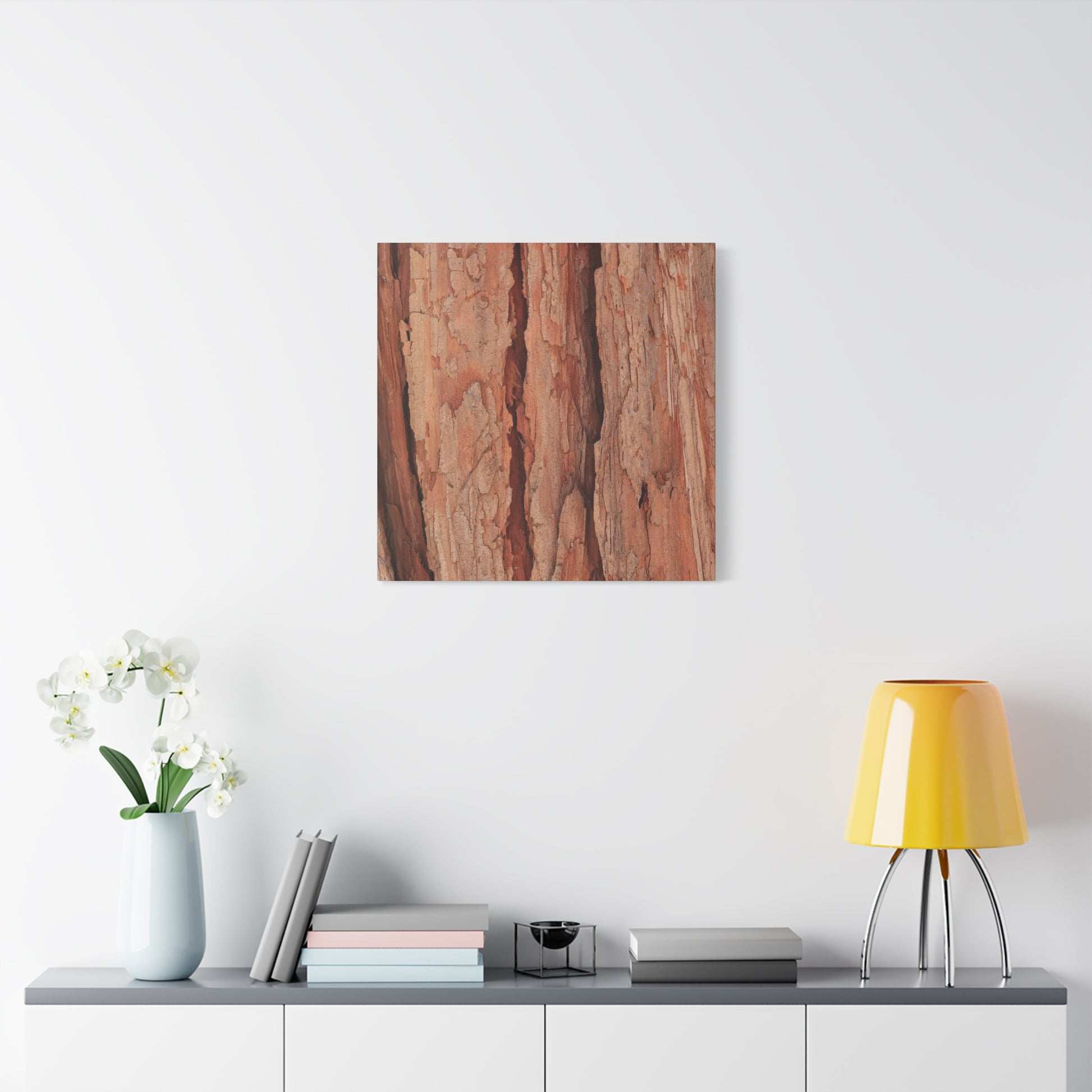Bark Layers of Time - Unique Frameless Canvas Wall Art - Art By Earth