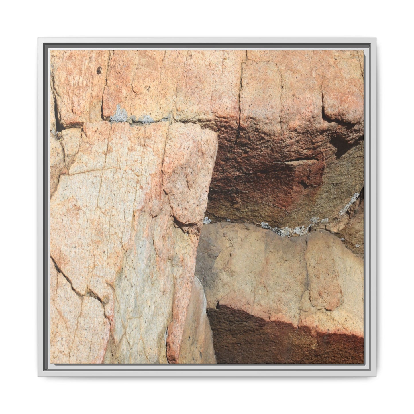Fractured Stone - Unique Stretched Canvas Wall Art - Art By Earth