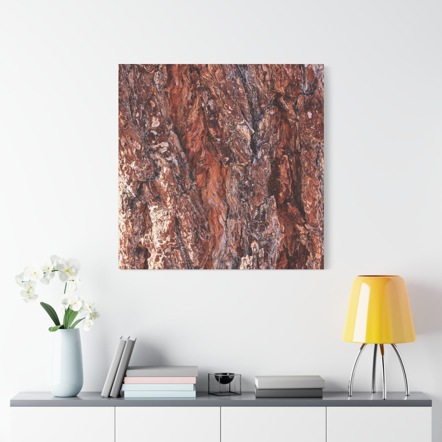 Rust and Ridges - Unique Frameless Canvas Wall Art