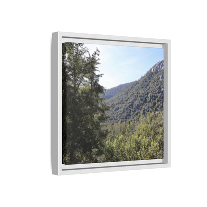 Mountain Valley Forest - Unique Stretched Canvas Wall Art