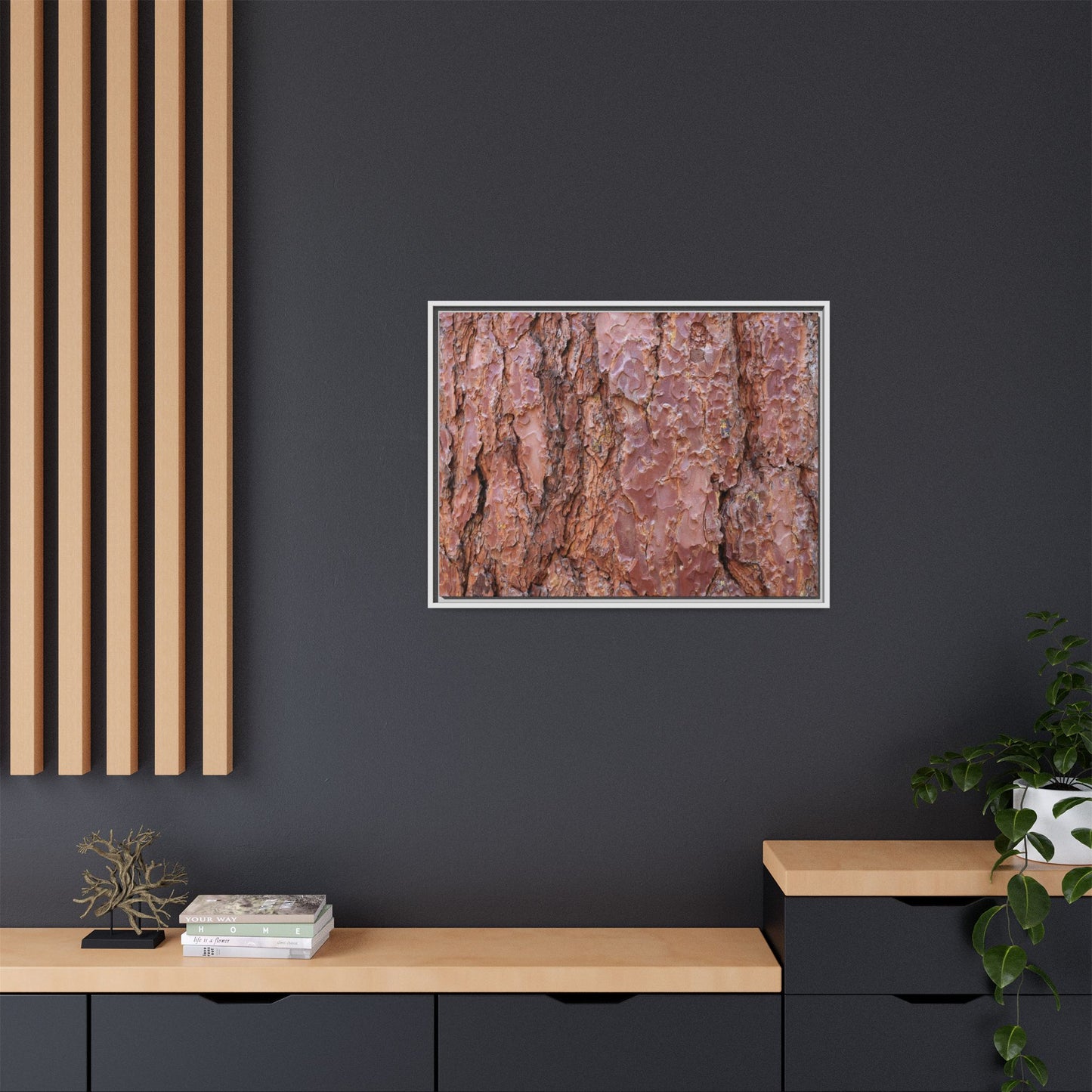 Russet Ridges - Unique Stretched Canvas Wall Art - Art By Earth