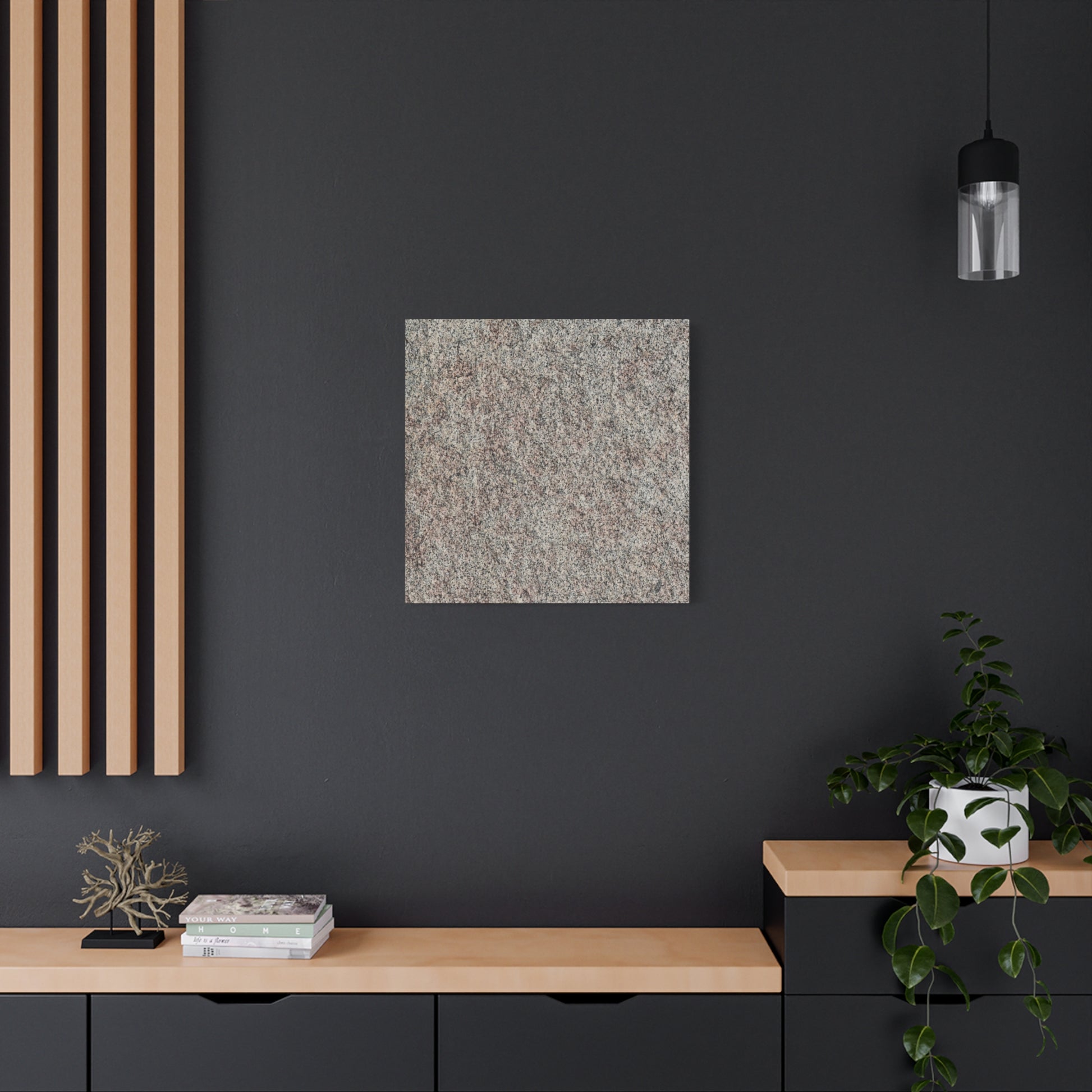Stone Echoes - Unique Frameless Canvas Wall Art - Art By Earth