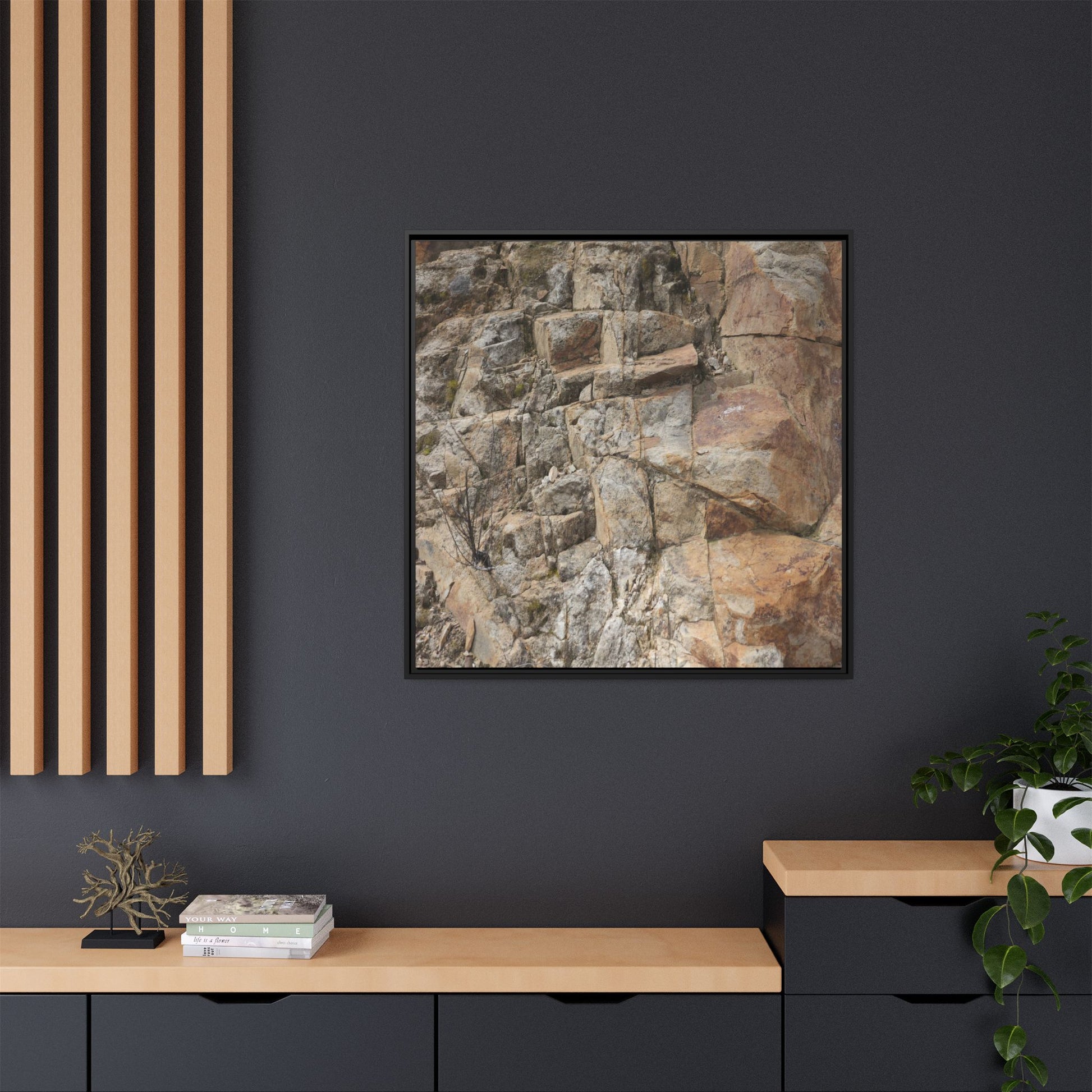 Sandstone Symphony - Unique Stretched Canvas Wall Art - Art By Earth