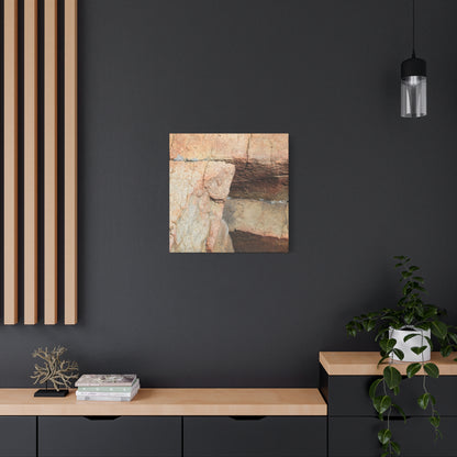 Layered Echoes - Unique Frameless Canvas Wall Art - Art By Earth
