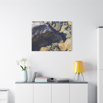 Lithic Symphony - Unique Frameless Canvas Wall Art
