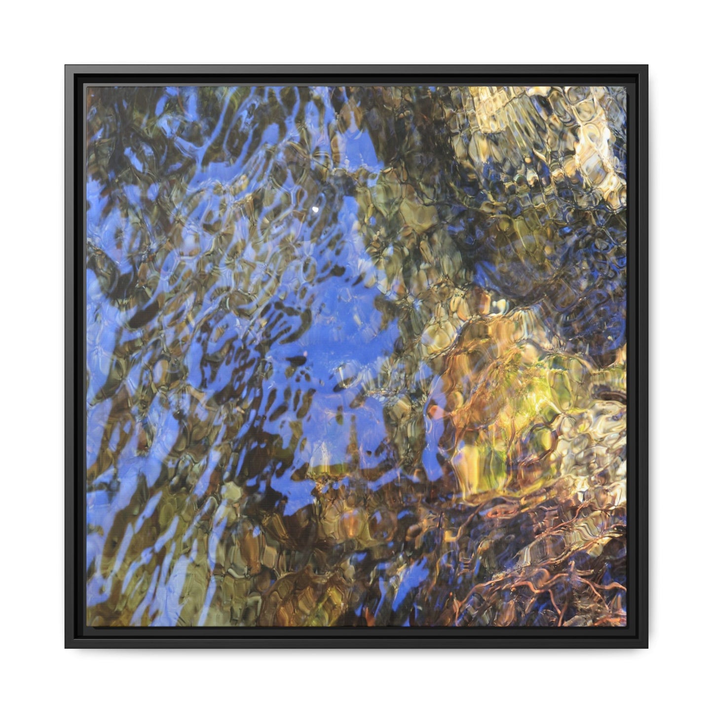 Watery Kaleidoscope - Unique Stretched Canvas Wall Art - Art By Earth